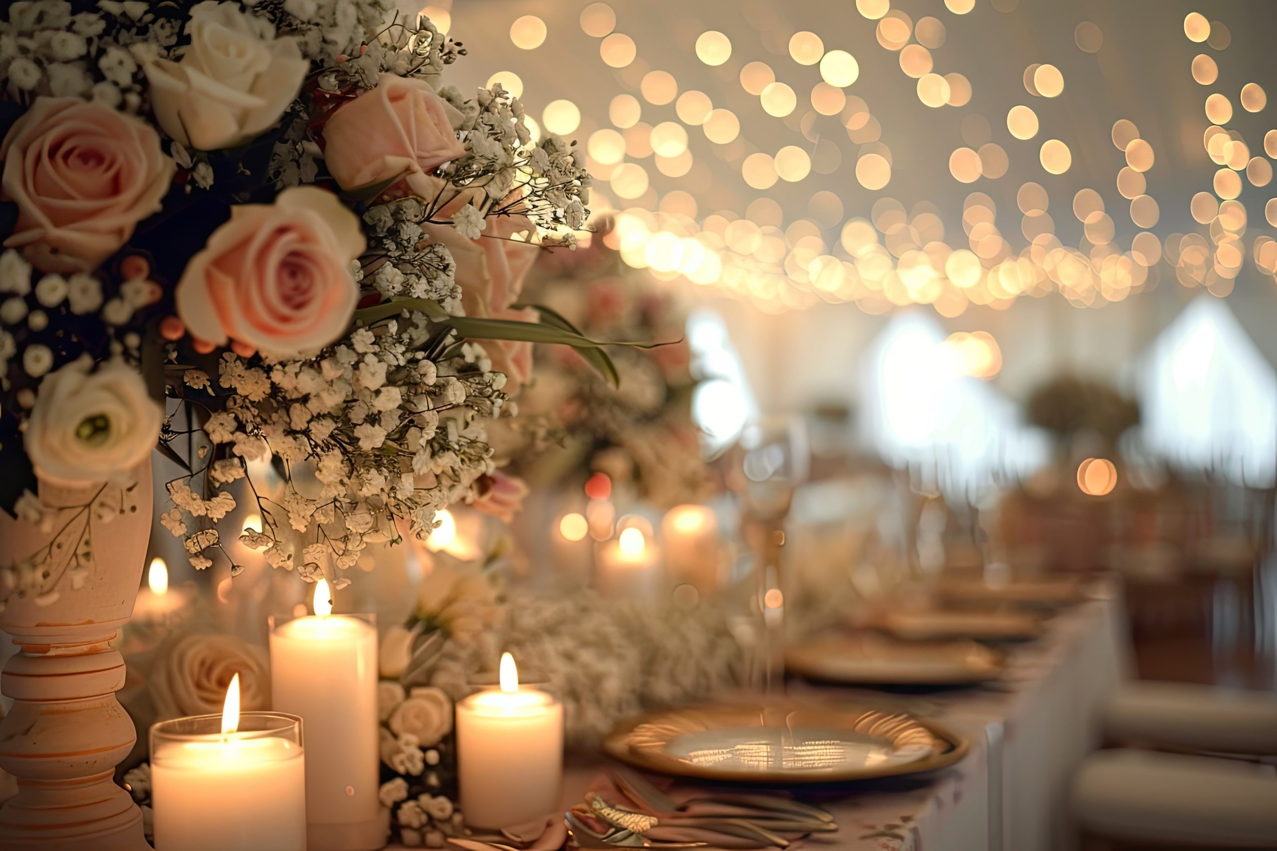 Beautiful decoration fo the wedding table , high detail, 8k --ar 3:2 Job ID: 1fbfc8c0-e037-4c13-b2c7-7c077e49b3d0